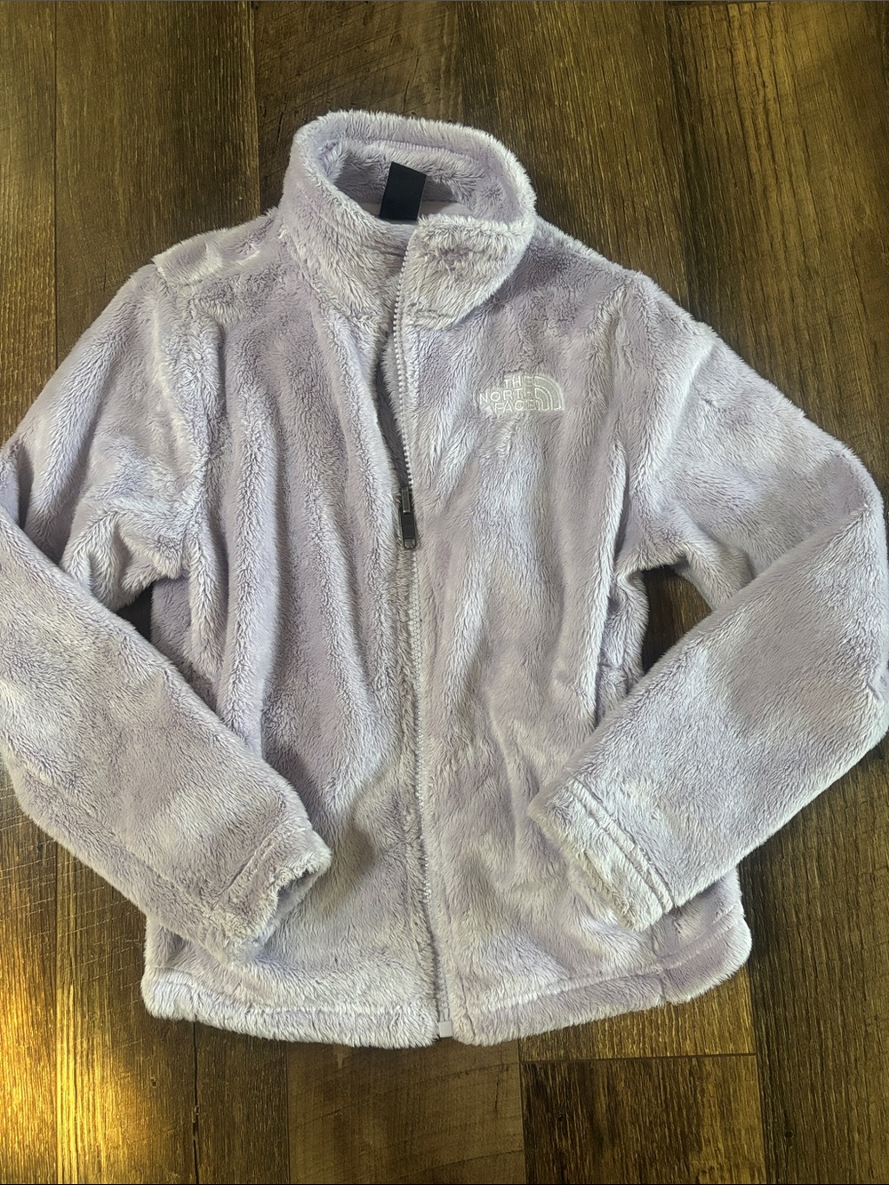 The North Face Kids Lavender Plush Full-Zip Jacket
